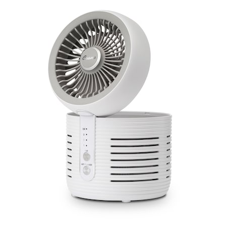 Crane Usa Desk Top Air Purifier and Fan with UVC light EE-5073